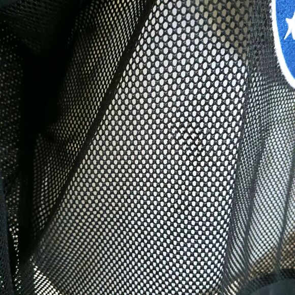 FISLL Philadelphia 76ers Ladies Mesh Fishnet Jersey Top XL Blk Lg Logo Patch - Picture 2 of 11